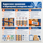 Стенд «Адресное хранение и маркировка складских ячеек»