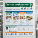 Стенд «Температурный контроль хранения пищевой продукции»