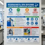 Стенд «Безопасность при переливе и дозировании химических веществ»