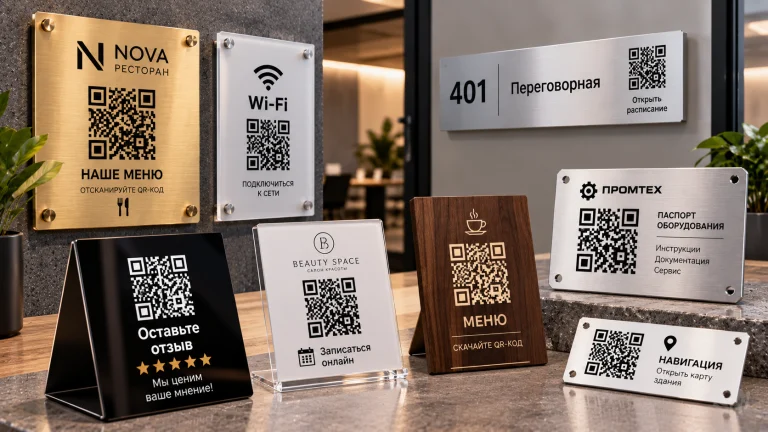 Изготовление QR-табличек
